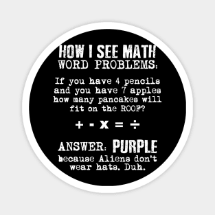 Math Word Problems Magnet